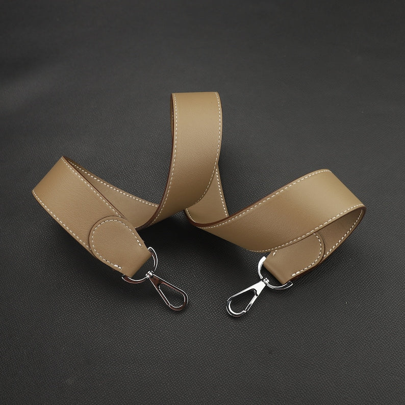 Hermès Style Swift Leather Bandoulière (38mm Wide): Compatible Shoulder Strap Replacement for Kelly Bags