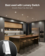 Lumary Wi-Fi Smart Canless Recessed Lighting 6 inch 4 PCS