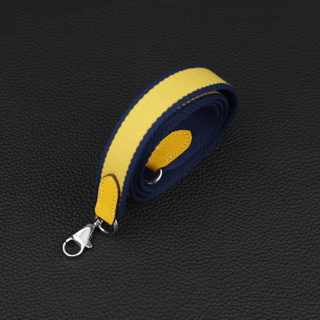 25mm Bi-color canvas shoulder bag strap for evelyn TPM