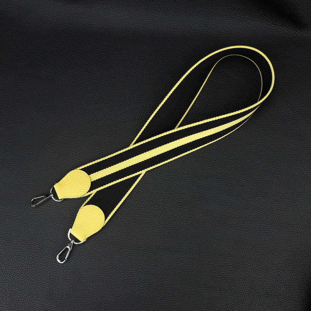 50mm Striped Canvas Bag Strap: Adjustable Length, 8 Colors