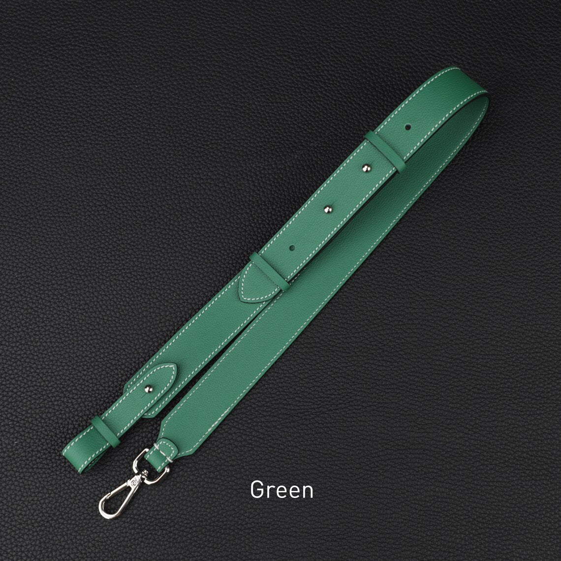 Hermès Style Swift Leather Adjustable Backpack Straps (30mm Wide, Set of 2): Luxury Replacement Bandoulière for Backpacks