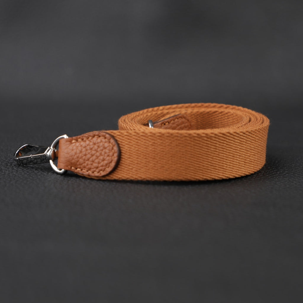 Gold Canvas Bag Strap (25mm) - Fits Evelyne TPM, Picotin, Mini Kelly II
