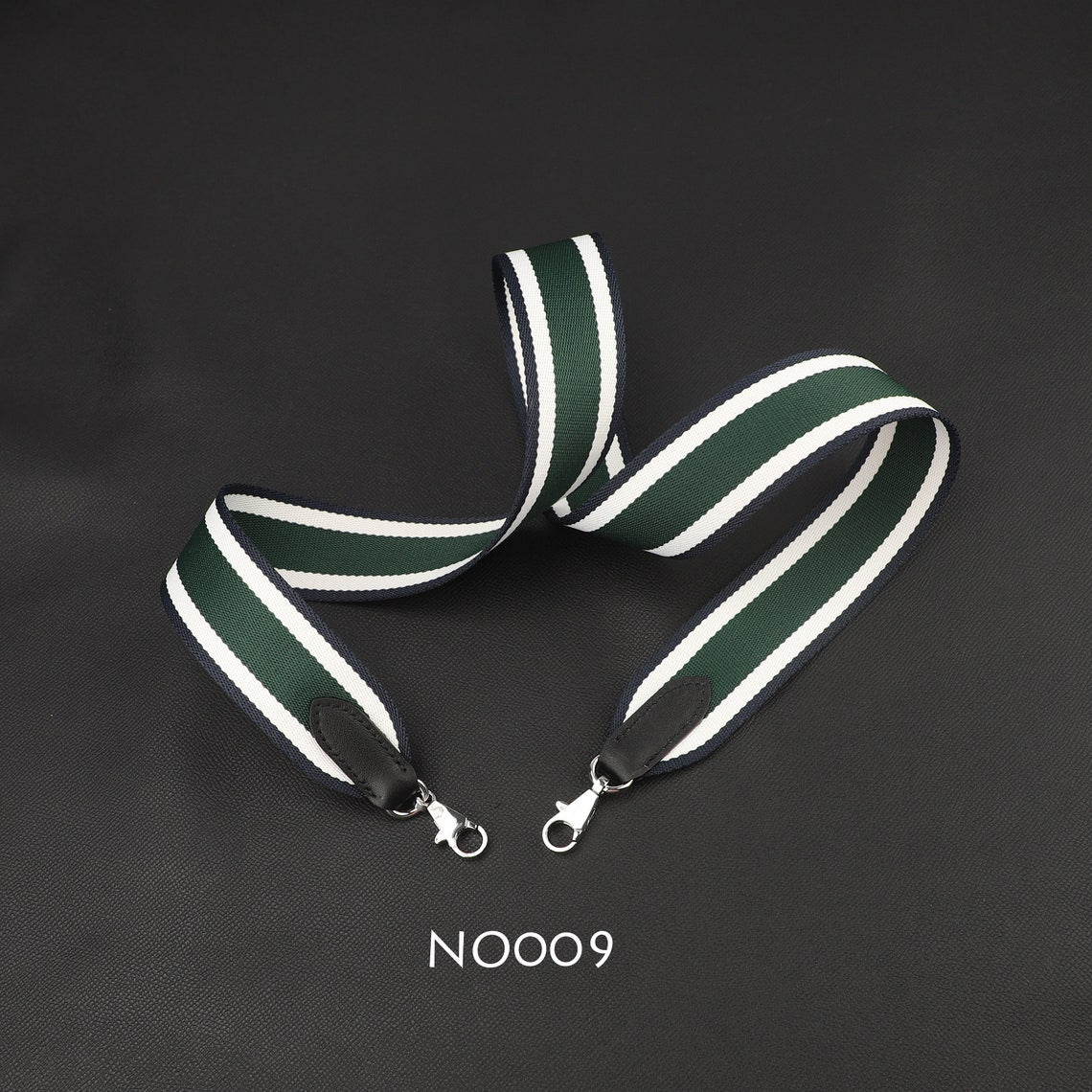 Striped Canvas Bag Strap: Handmade 50mm Replacement Shoulder or Crossbody