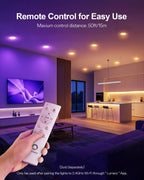 Lumary Wi-Fi Smart Canless Recessed Lighting 6 inch 4 PCS