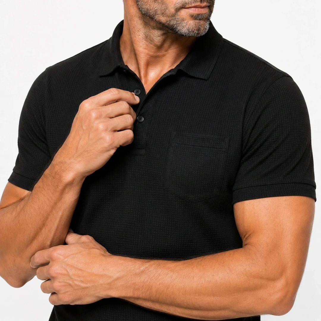 Capri - Men's Ultra Comfortable Pocket Polo Shirt