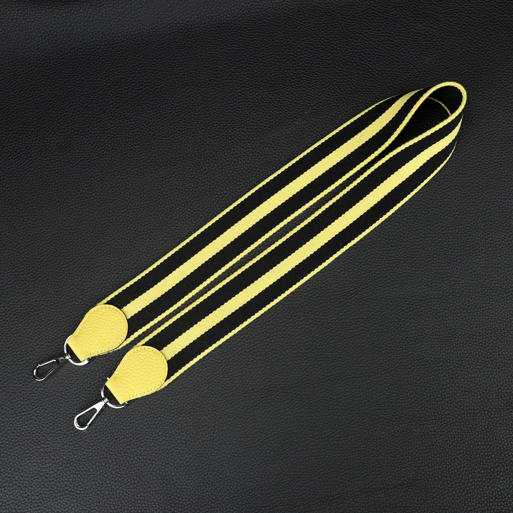 50mm Striped Canvas Bag Strap: Adjustable Length, 8 Colors