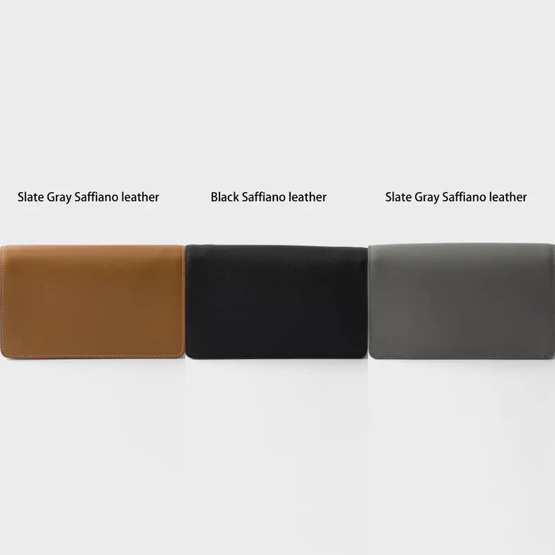 1.5cm Width Black Saffiano Leather Bag Shoulder Strap,Caramel Saffiano leather Adjustable bag strap