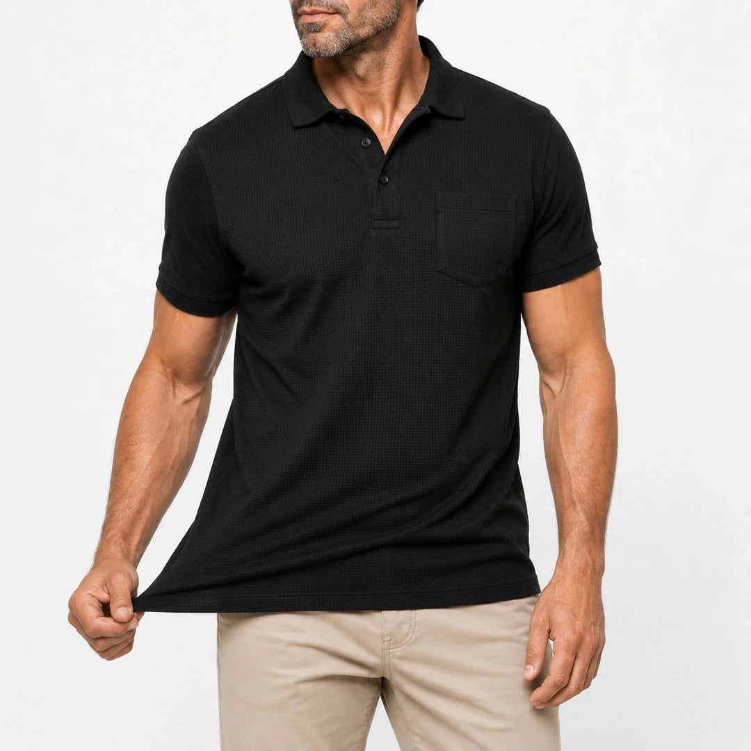 Capri - Men's Ultra Comfortable Pocket Polo Shirt