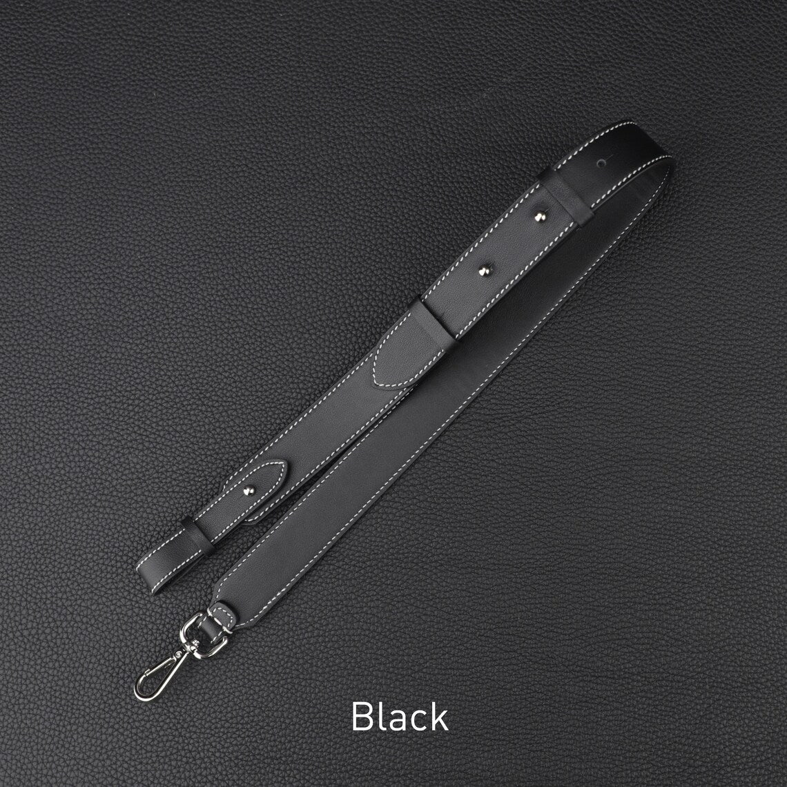 Hermès Style Swift Leather Adjustable Backpack Straps (30mm Wide, Set of 2): Luxury Replacement Bandoulière for Backpacks