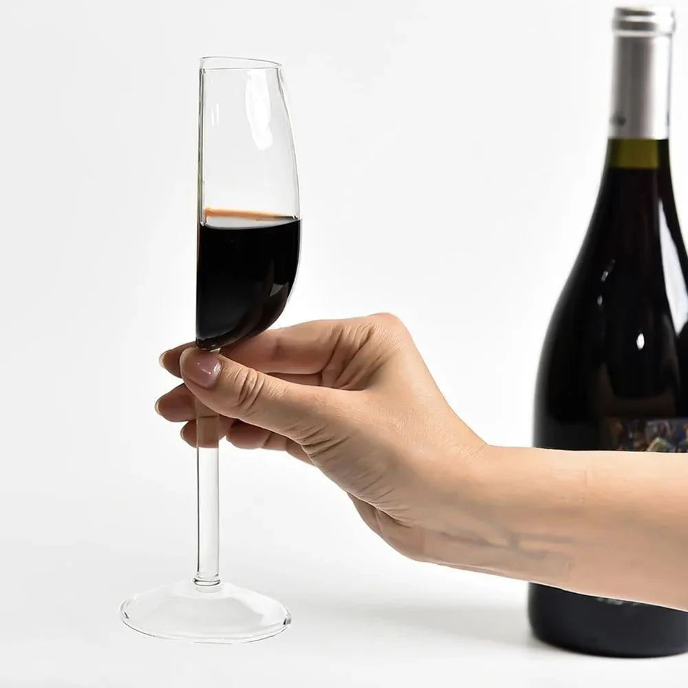 Half Full Stemmed Glass