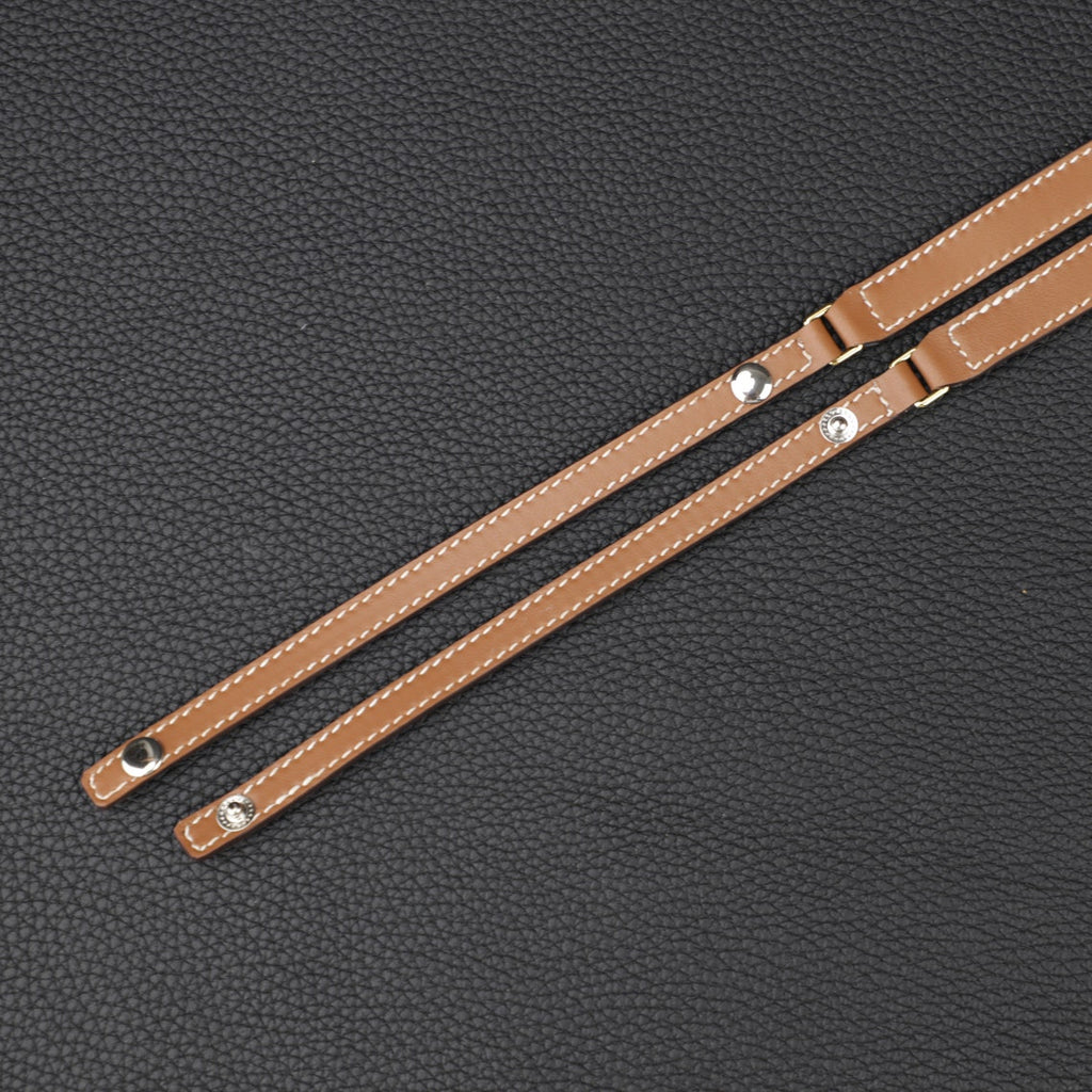 Luxury Swift Leather Bandoulière (15mm Slim): Compatible Crossbody Strap Replacement for Triomphe & Small Designer Bags