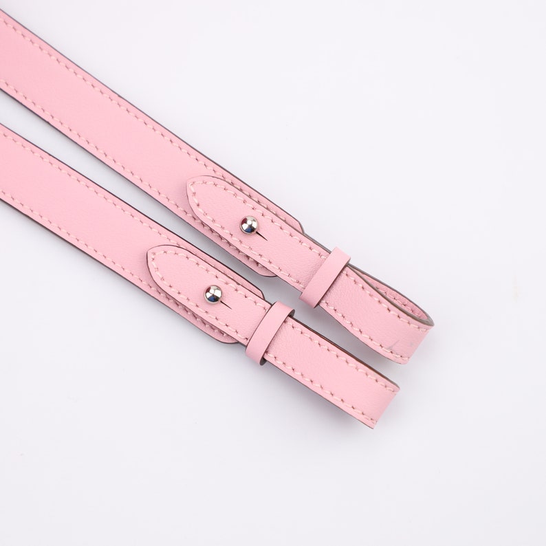 Hermès Style Swift Leather Bandoulière (20mm Slim): Compatible Crossbody/Shoulder Strap for Picotin, Evelyn & Lindy Bags