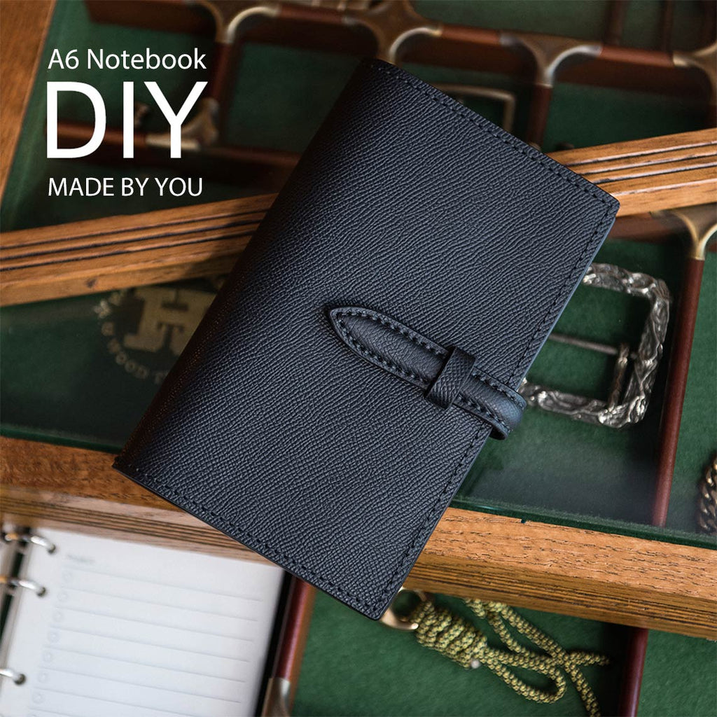 A6 Leather Notebook Cover | DIY Leather Notebook Cover Epsom Leather - Wirkin™