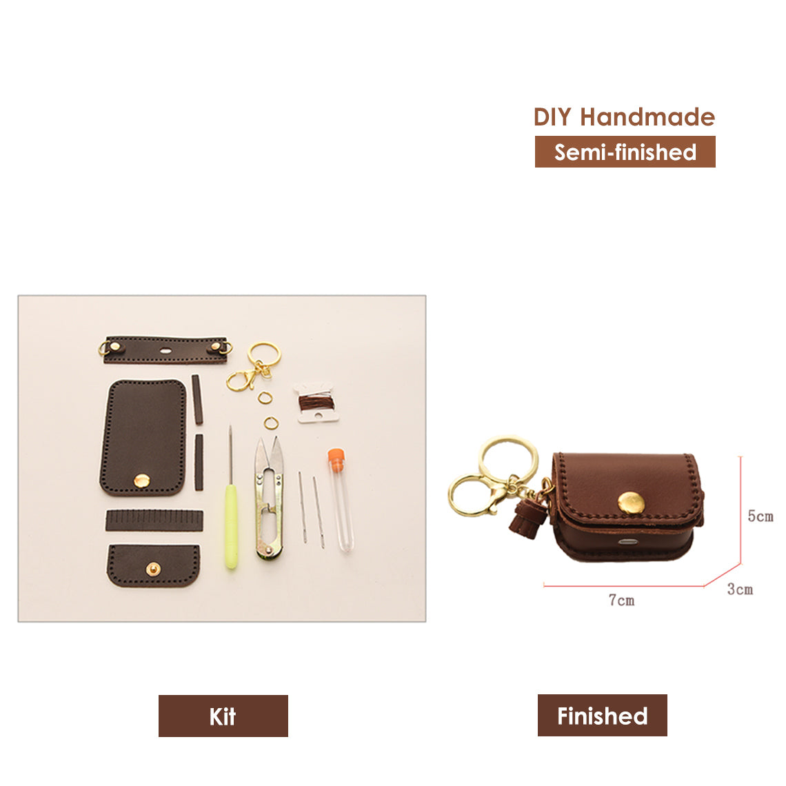 DIY Leathercraft Kit | Airpods 3 Cases Leather - Wirkin™