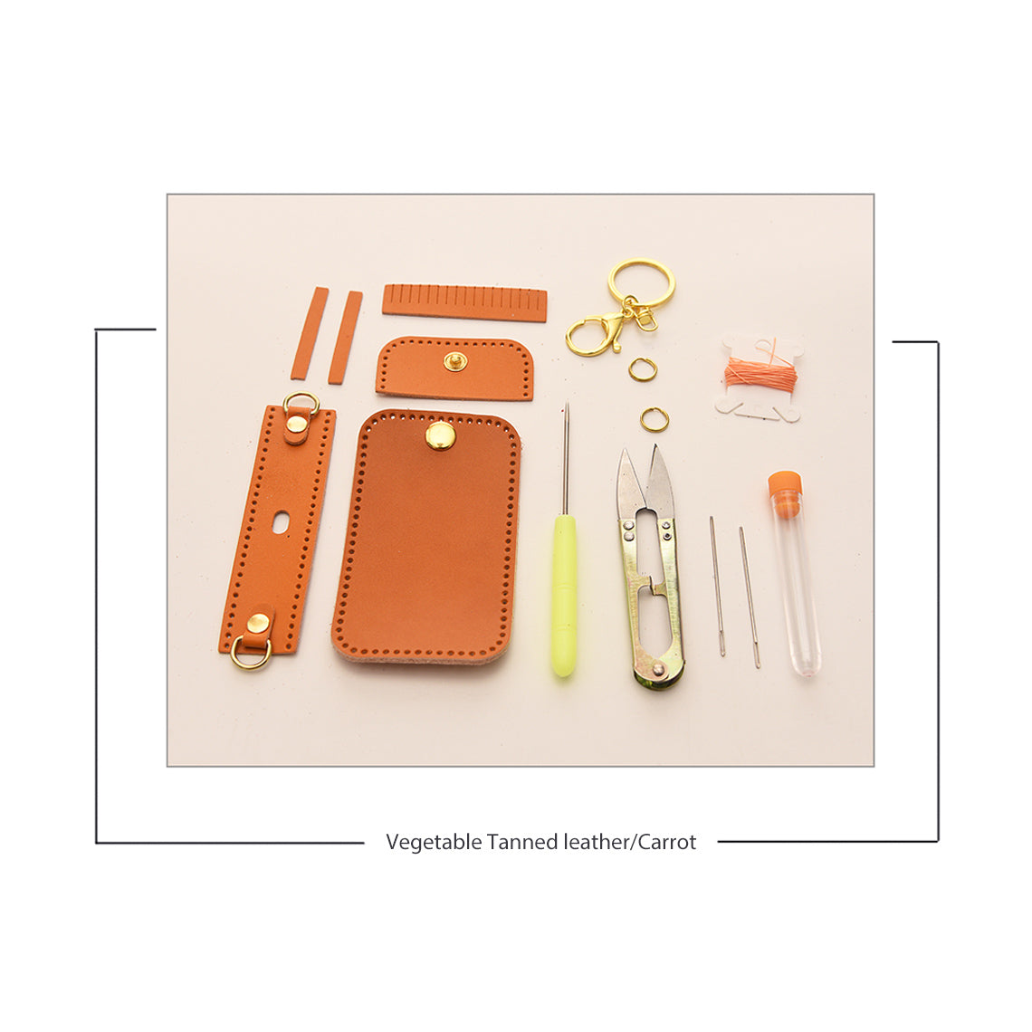 Brown Airpods Case Leather | DIY Airpods Case Leather Kit Easy Project Gifts for Friends - Wirkin™