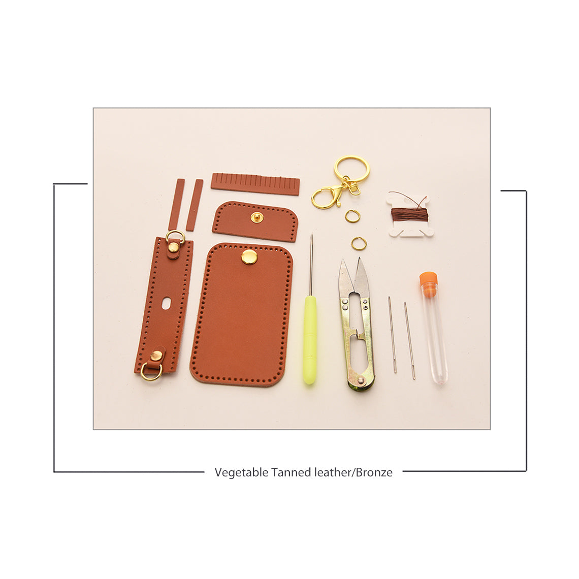 Brown Airpods Case Leather | DIY Airpods Case Leather Kit Easy Project Gifts for Friends - Wirkin™