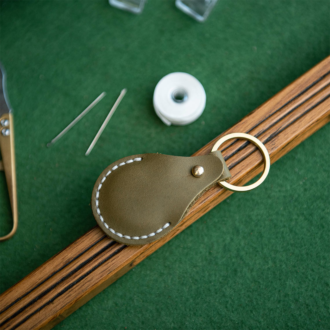 Wirkin® Leather AirTag Keychain DIY Kit