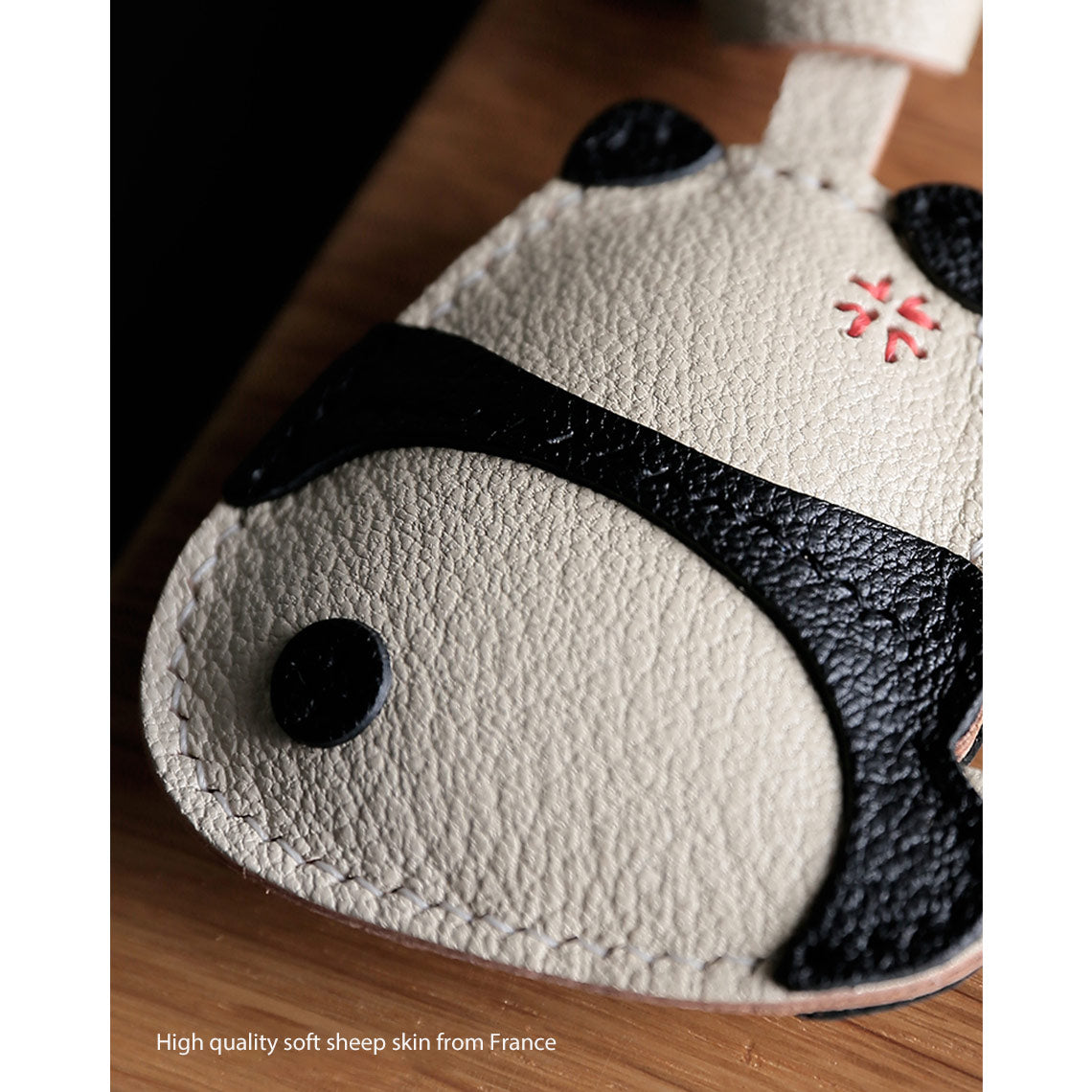 Wirkin® Sheep Leather Cute Angry Panda Charm DIY Kit