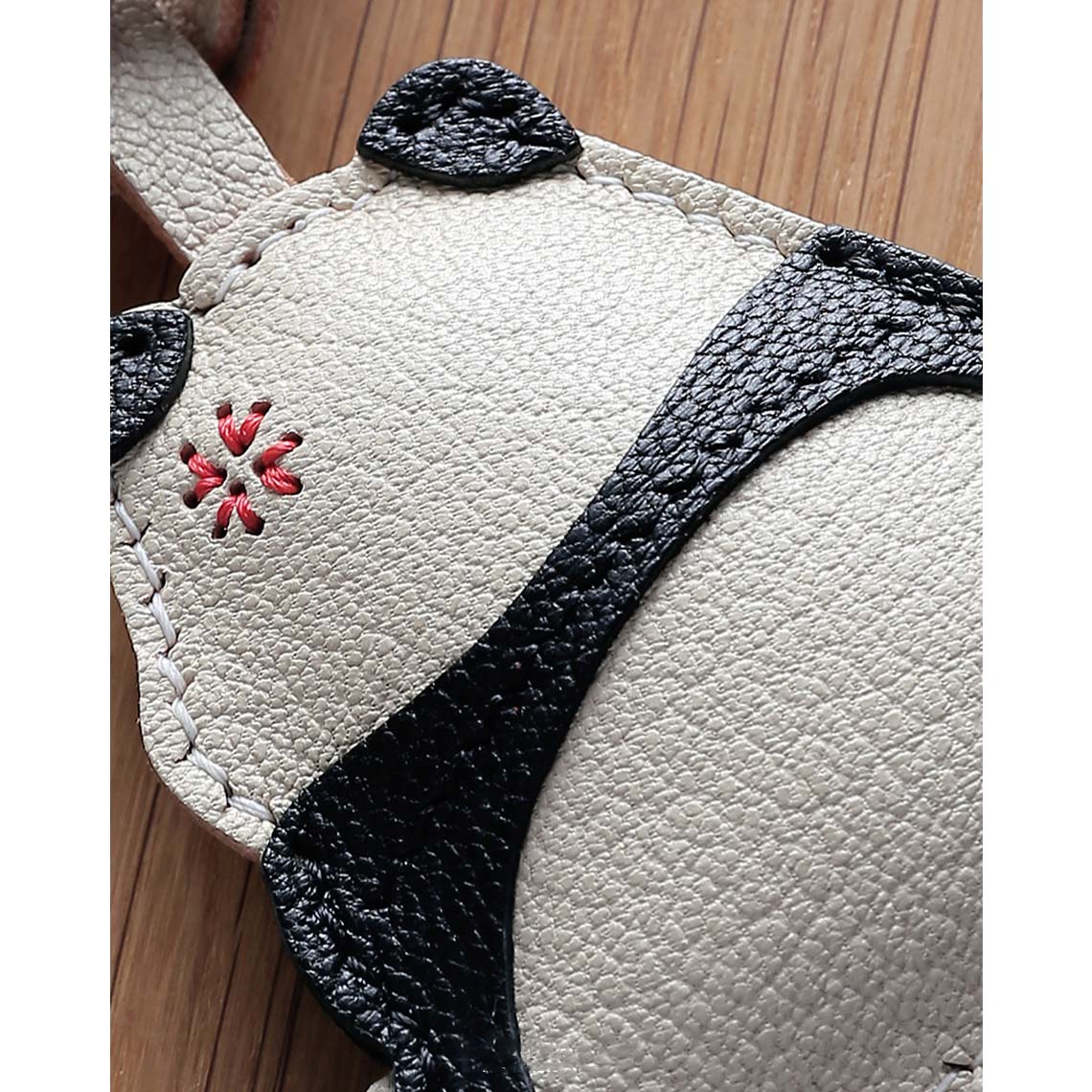 Wirkin® Sheep Leather Cute Angry Panda Charm DIY Kit