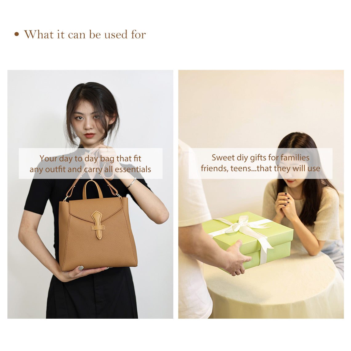 DIY Tote Bag Kit Backpack Kit | Handmade Gift Ideas for Women and DIY Lovers - Wirkin™ DIY Leathercrafts