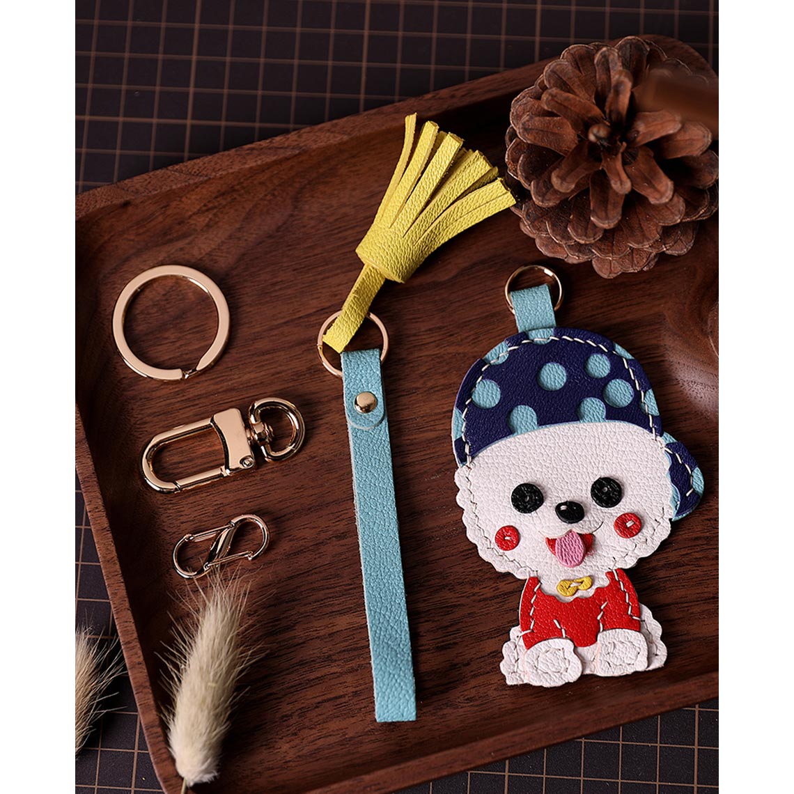 DIY Keychain Kit | Small Leather Keychain Making Kits - Wirkin®