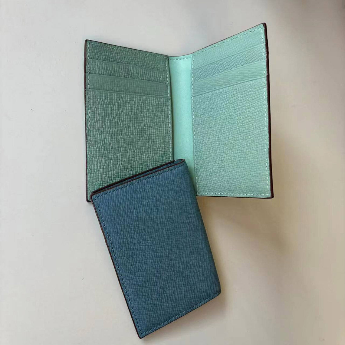 Leather Bifold Small Card Wallet