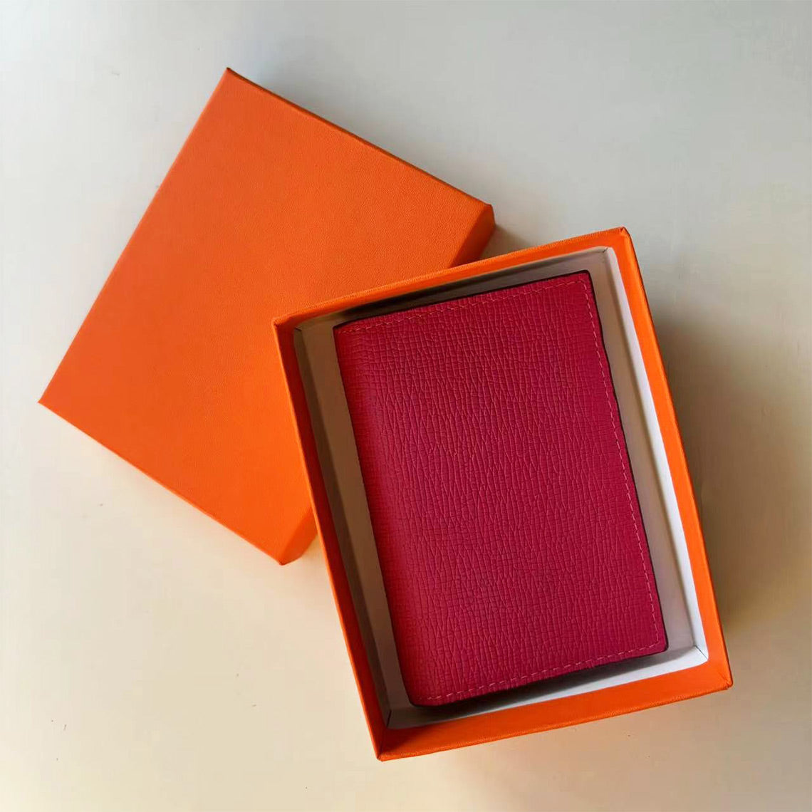 Leather Bifold Small Card Wallet
