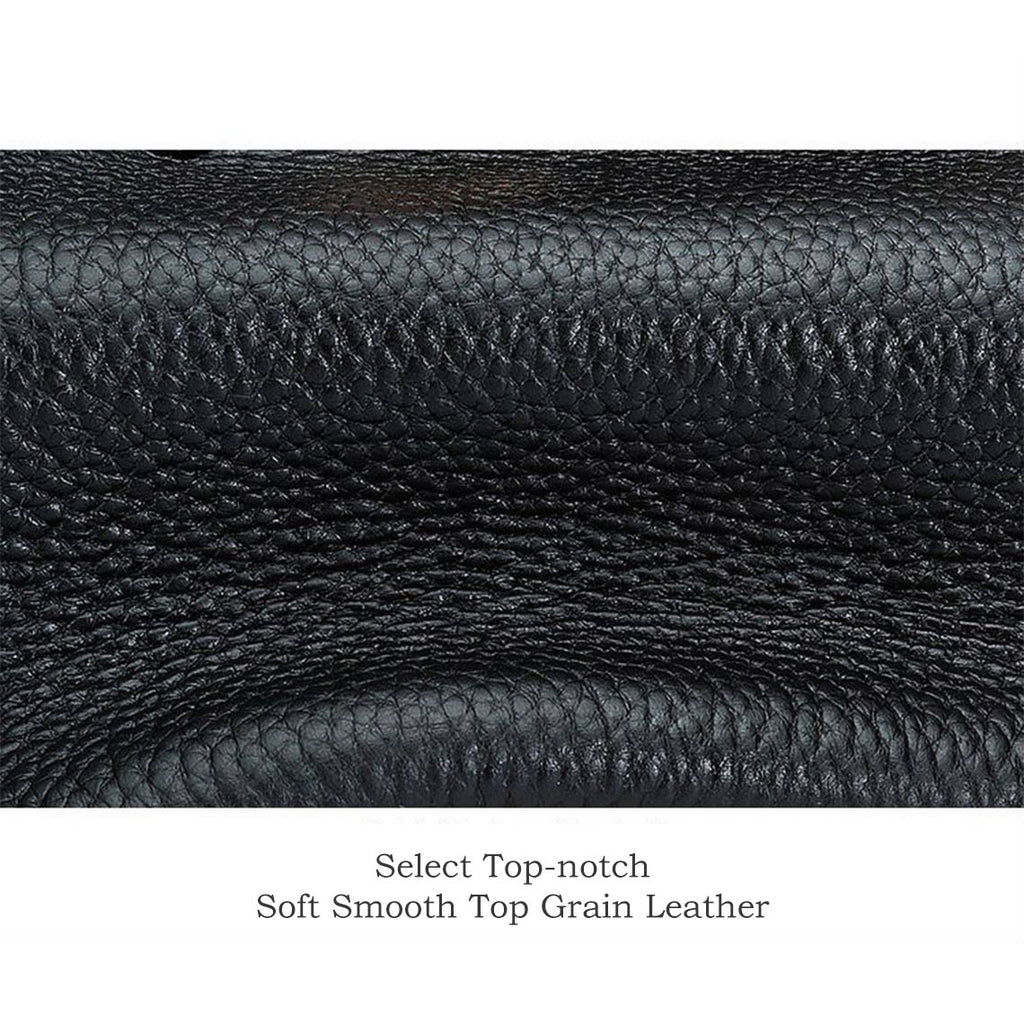 Black Togo Leather | Genuine Leather - Wirkin™