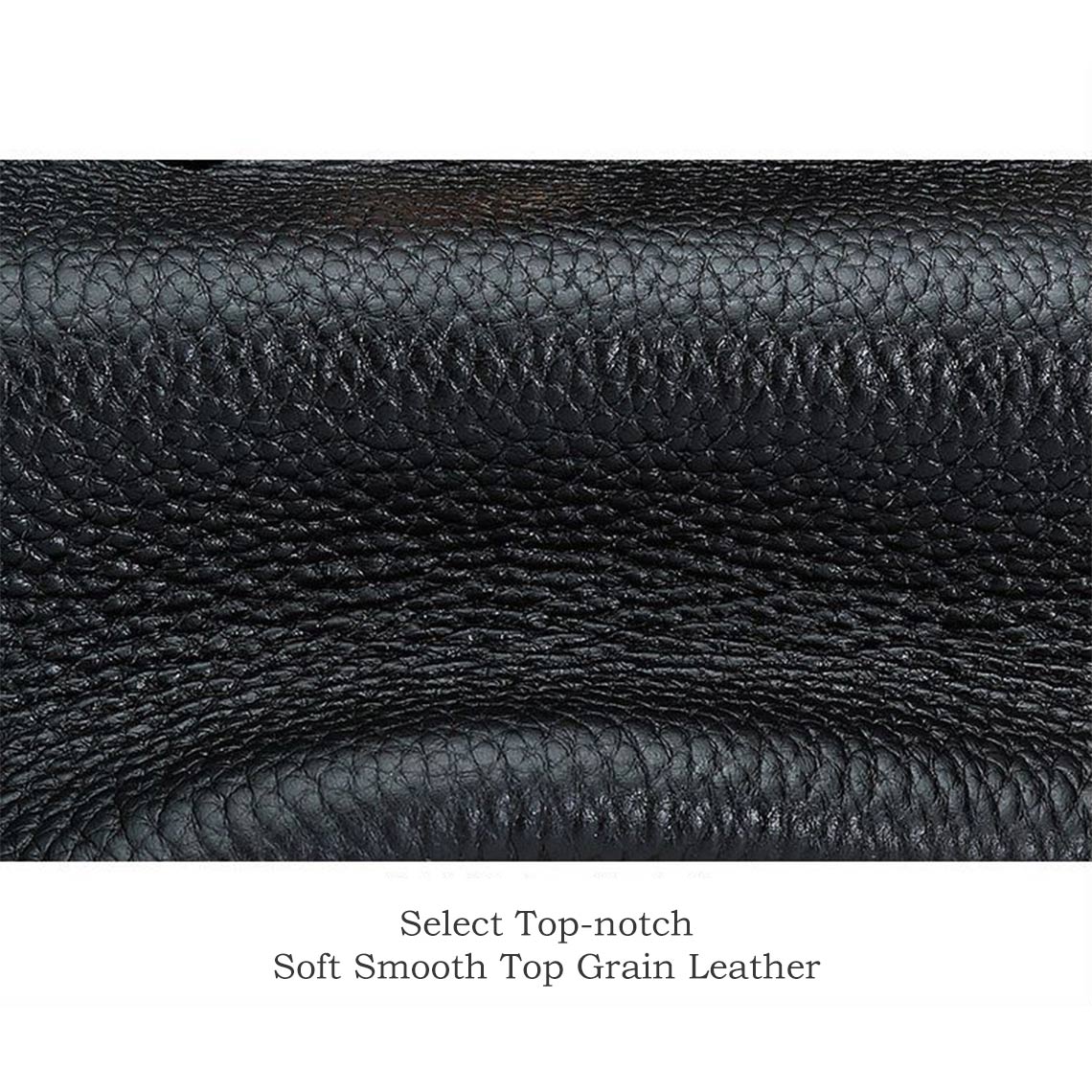 Black Togo Leather | Genuine Leather - Wirkin™