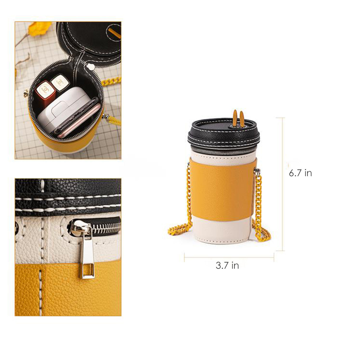 Wirkin® Leather Coffee Cup Bag DIY Kit