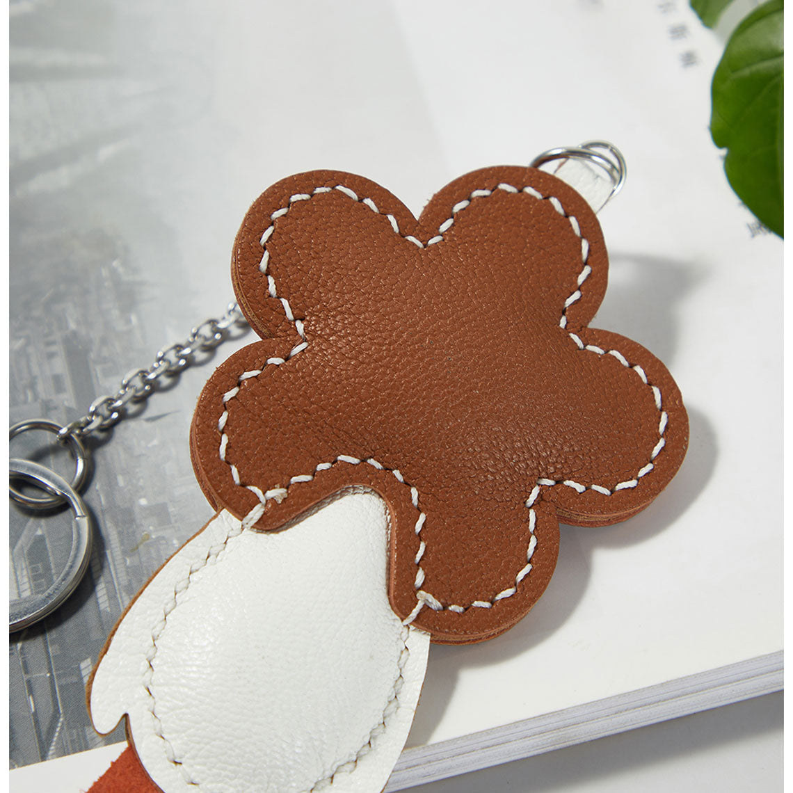 Wirkin® Sheep Leather Happy Duck Keychain DIY Kits