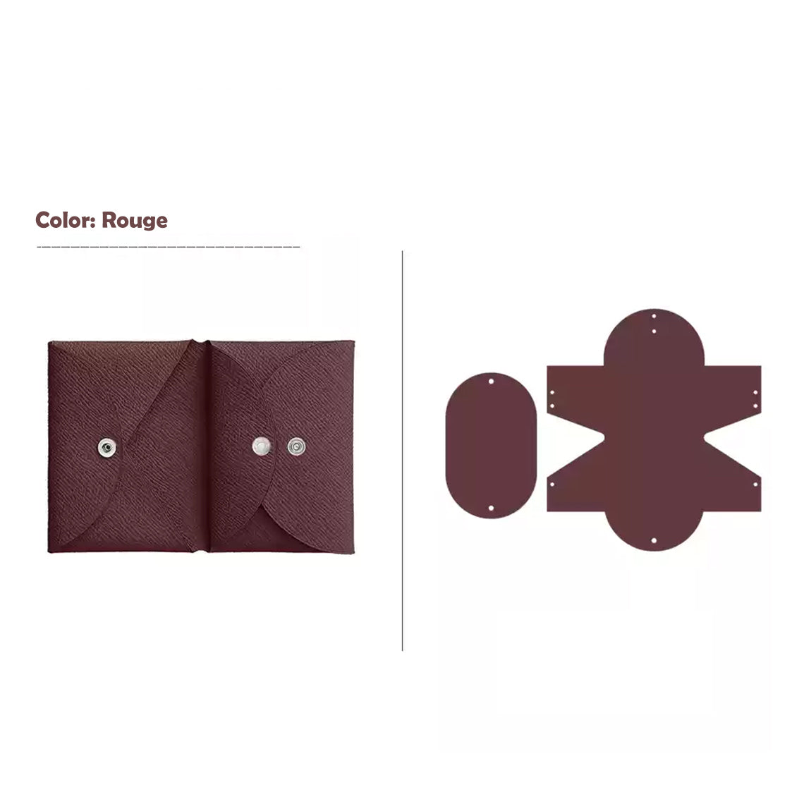Wirkin® Epsom Leather Inspired Calvi Duo Card Holder DIY Kits