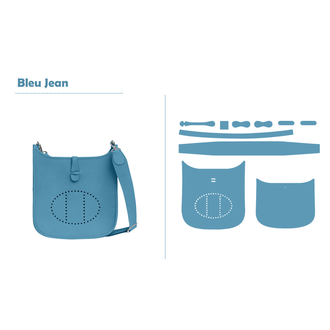 Wirkin® Full Grain Leather Inspired Eveline 29 Bag DIY Kits