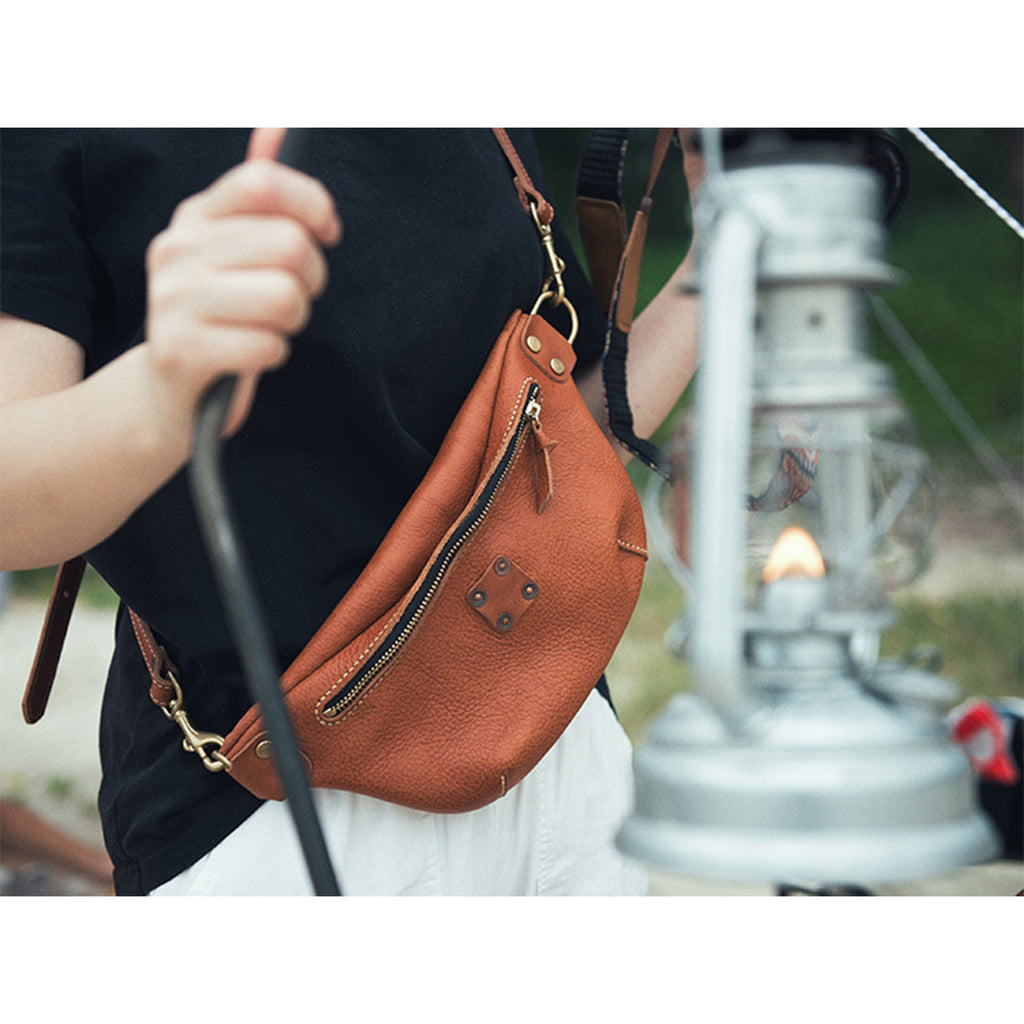 Wirkin® Full Grain Leather Fanny Pack Belt Bag DIY Kits