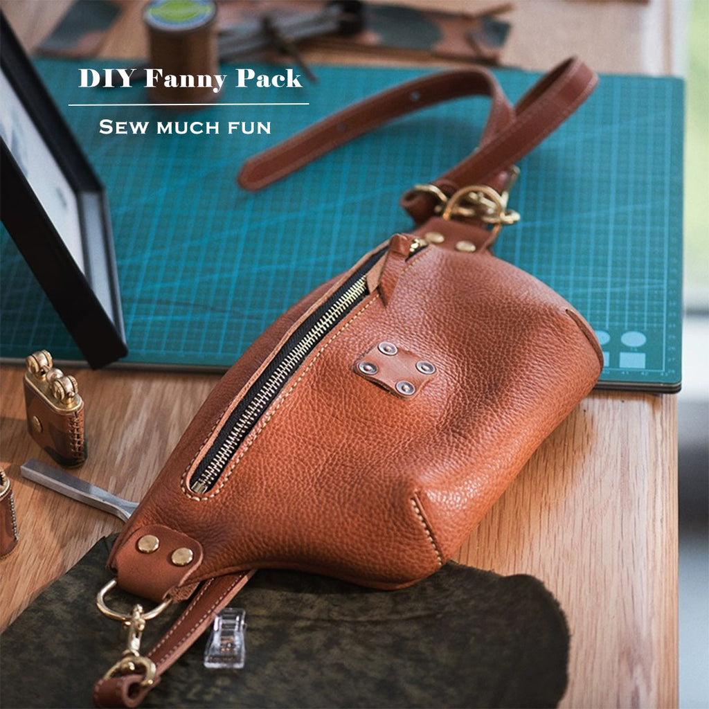 Leather Bum Bag Making Kits | DIY Leather Kit Project - Wirkin®