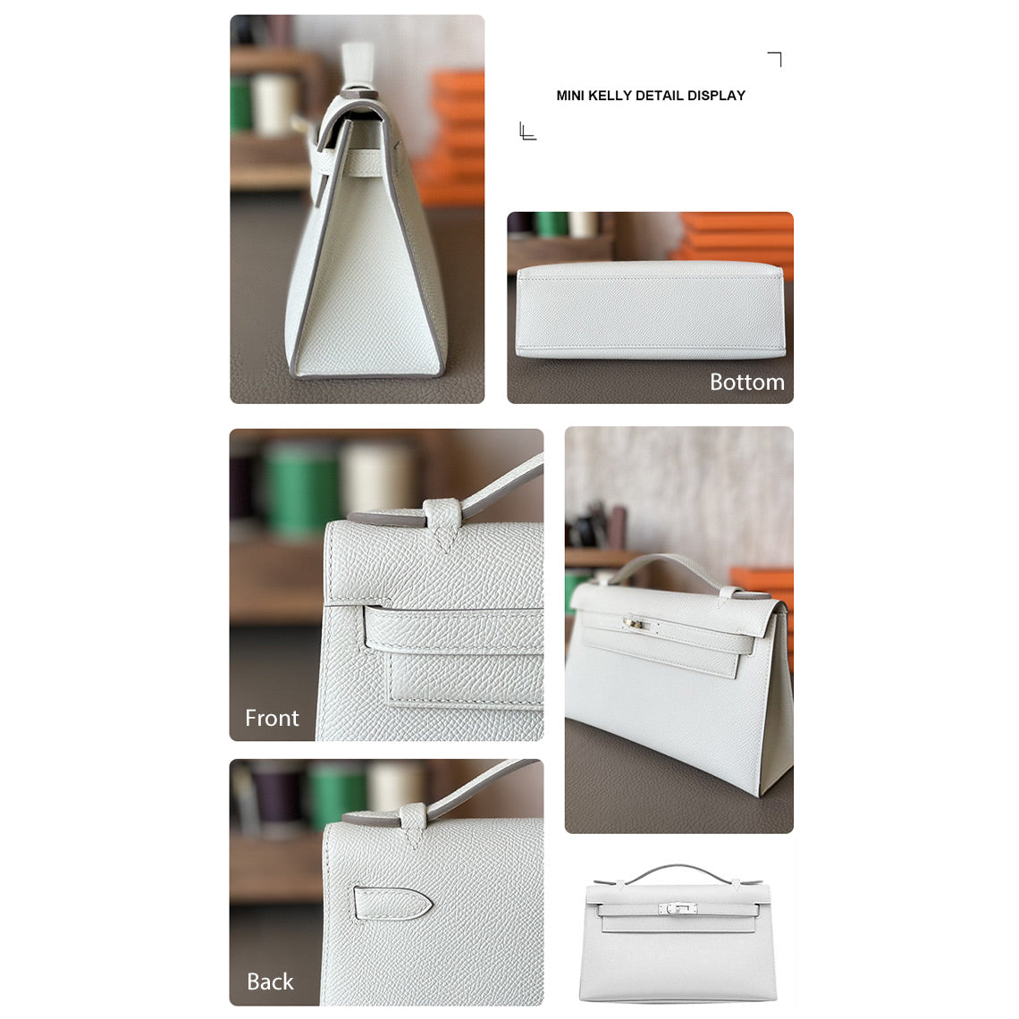 Wirkin® Full Grain Leather Inspired Kelli Clutch - Advanced DIY Kits