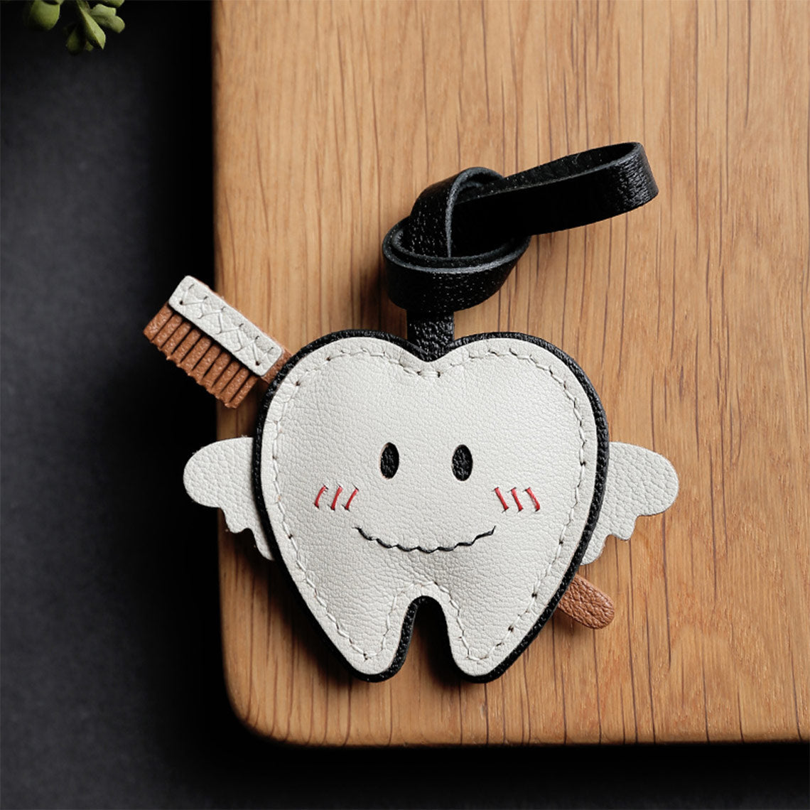 Cute Design Tooth Leather Charm | DIY Leather Accessory - Wirkin®