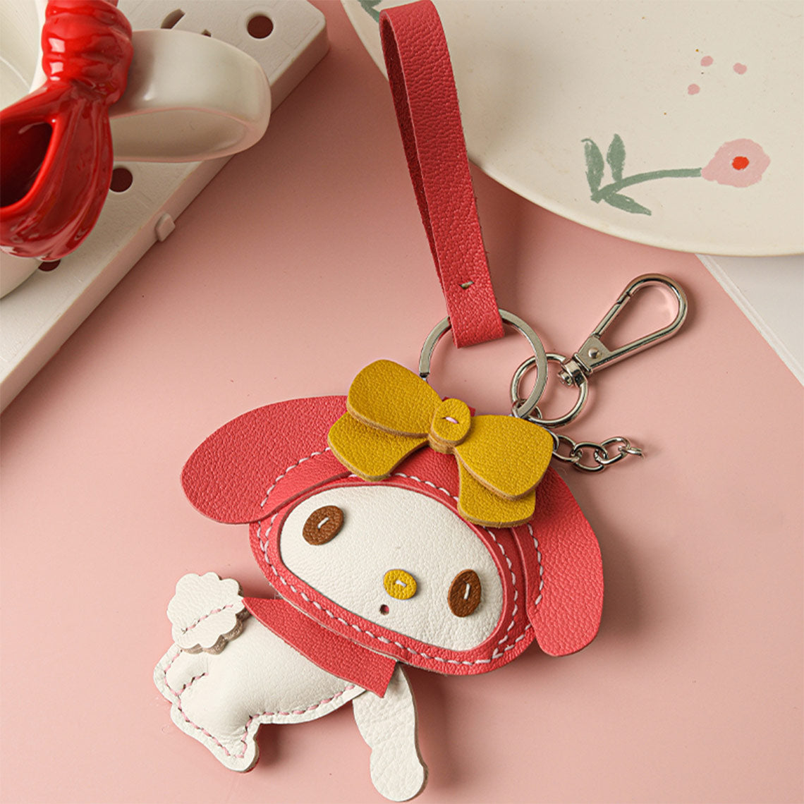 Wirkin® Semi-finished Leather Keychain Kit | Melody Inspired Design Keychain