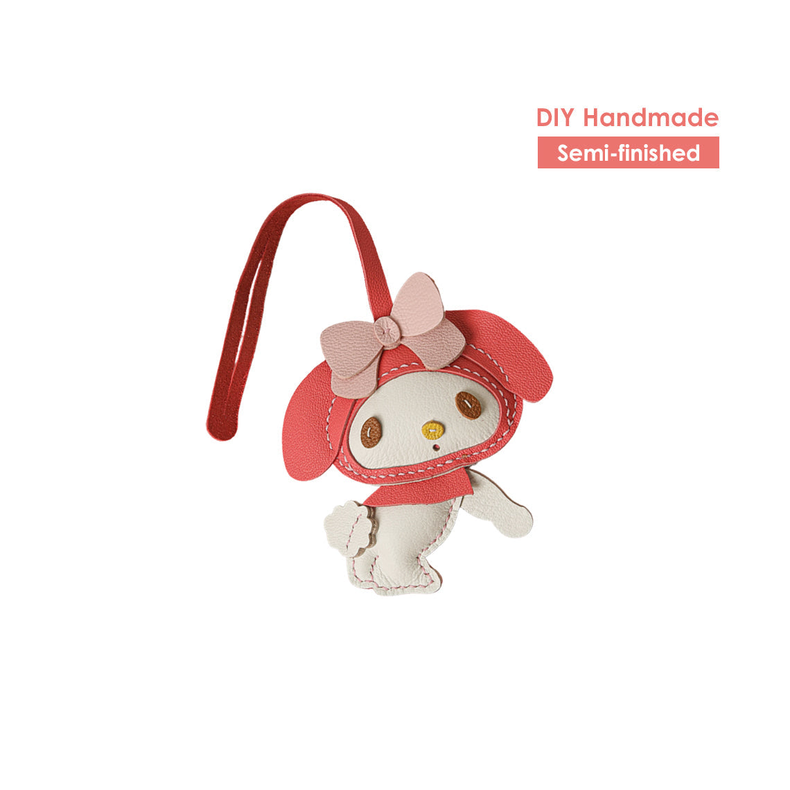 My Melody Inspired Handmade Leather Charm - Wirkin®
