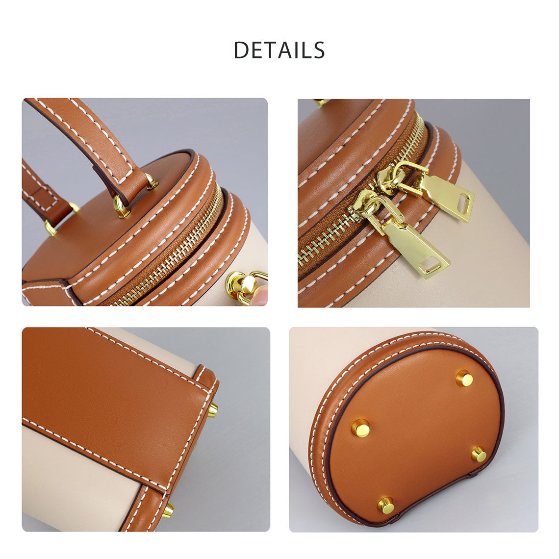 Wirkin® Leather Dustbag Recycle Round Bag DIY Kits