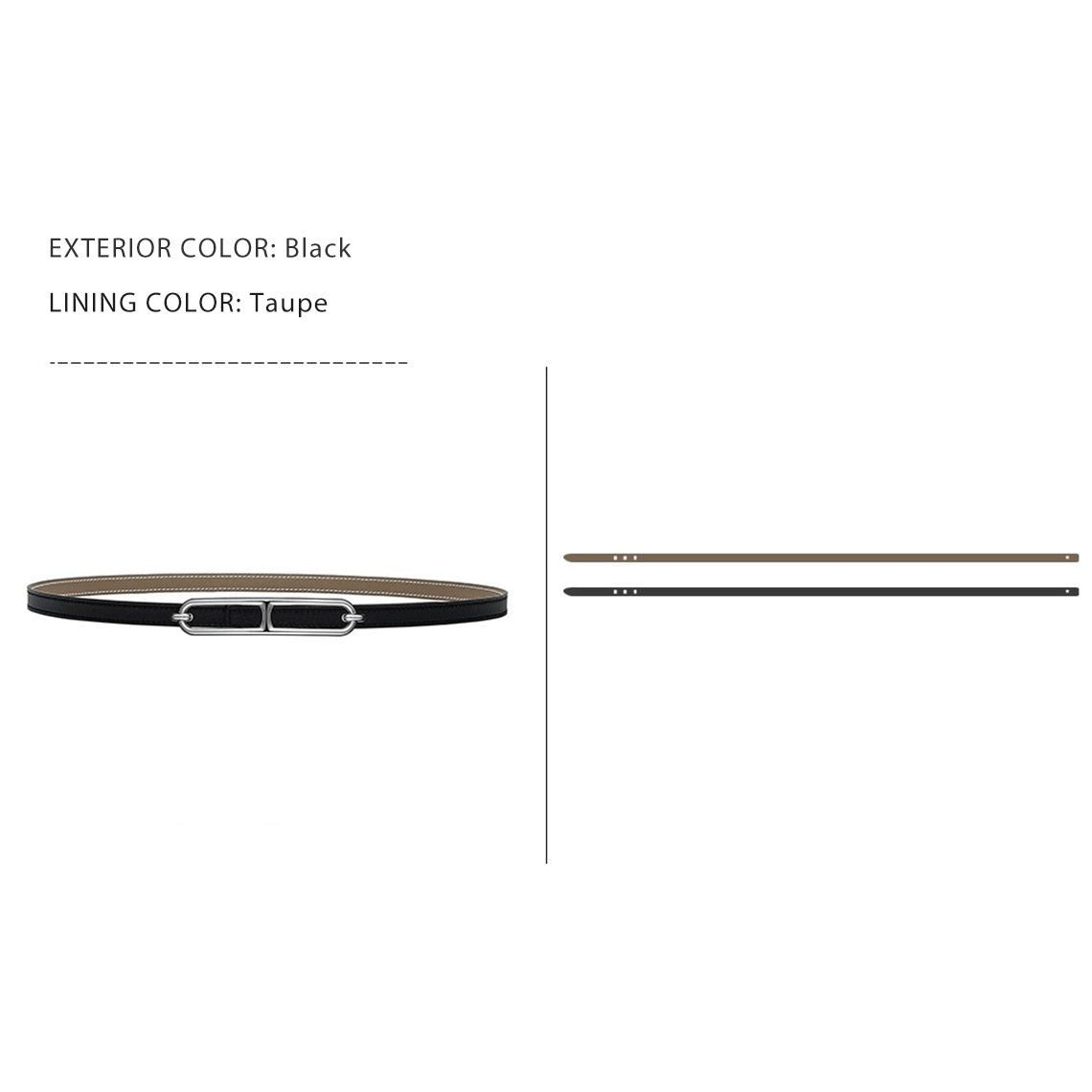 Wirkin® Leather Inspired Roulis Slim Belt DIY Kits