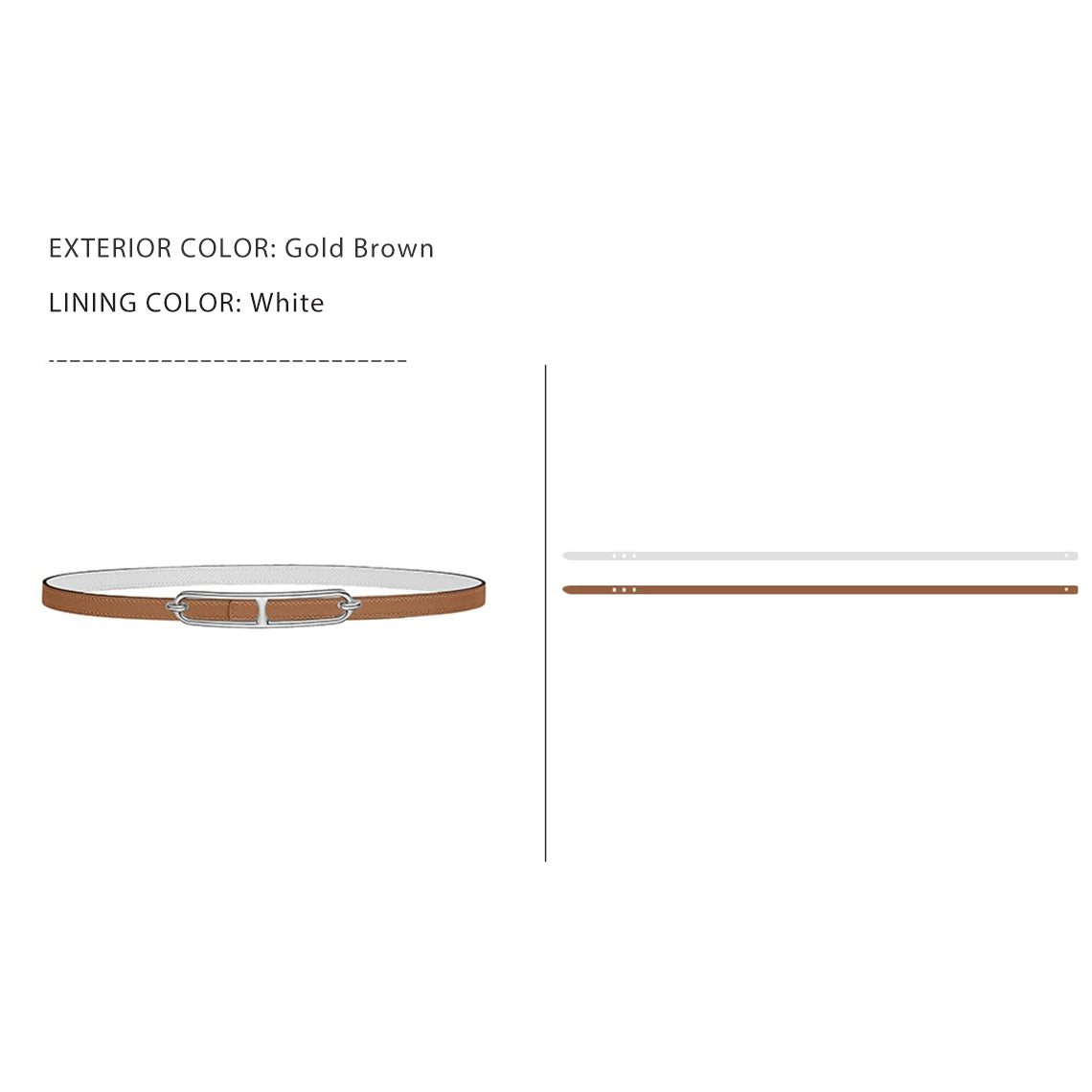 Wirkin® Leather Inspired Roulis Slim Belt DIY Kits