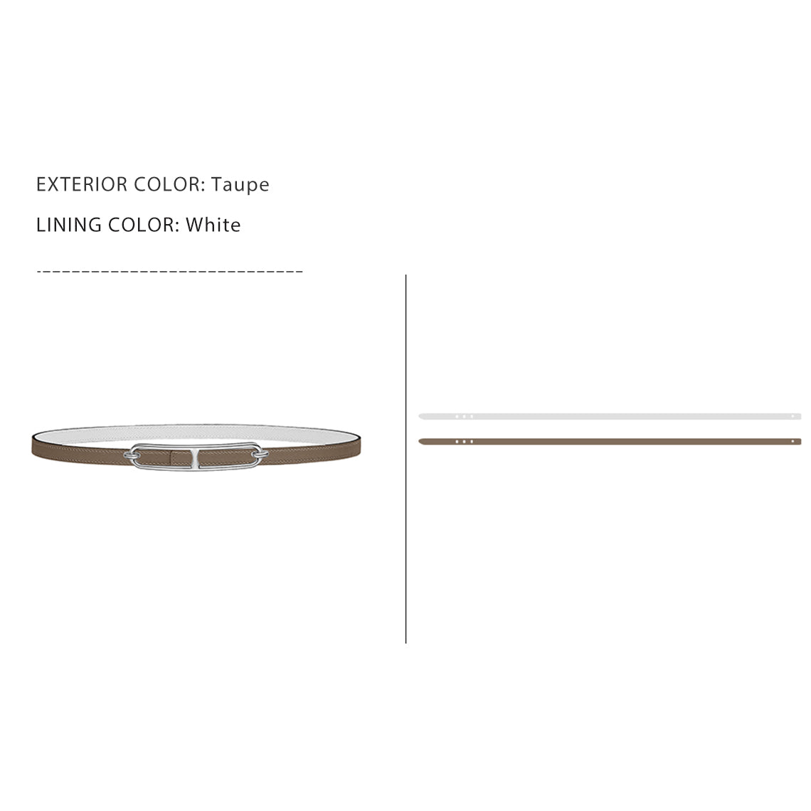 Wirkin® Leather Inspired Roulis Slim Belt DIY Kits