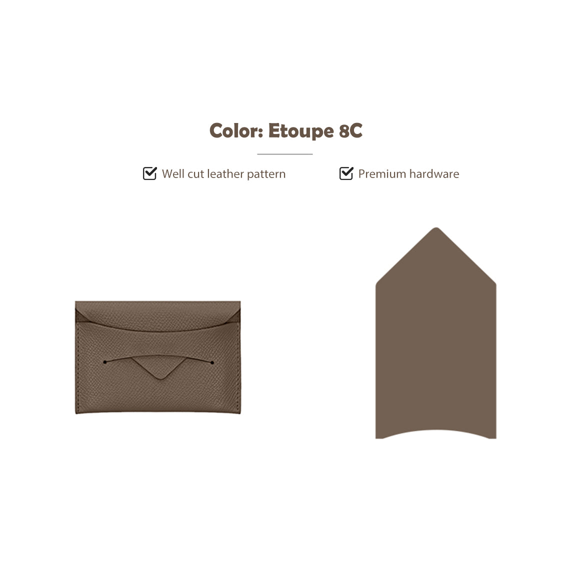 Etoupe Leather Card Holder DIY Kits | Beginner DIY Wallet Kits - Wirkin®