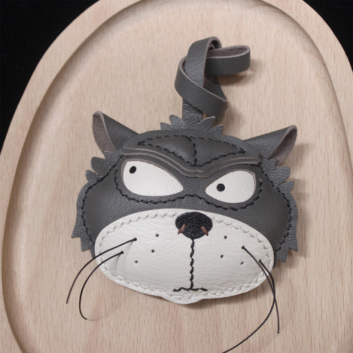 Lucifar Cat Leather Charm Purse Accessory | Make Your Own Keychains - Wirkin®