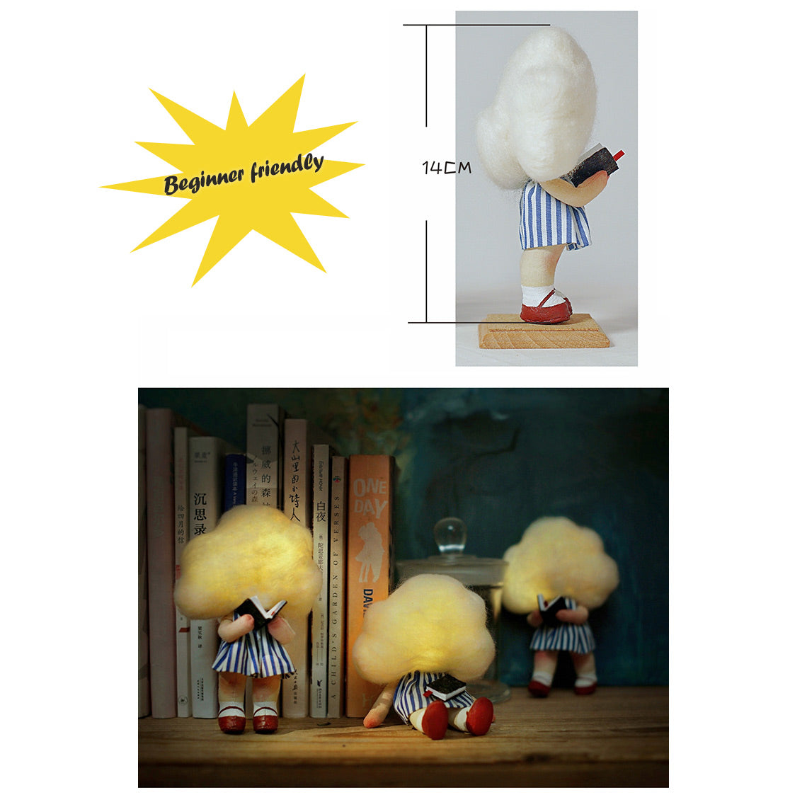 Wirkin® White Cloud Girl Art Doll DIY Kits