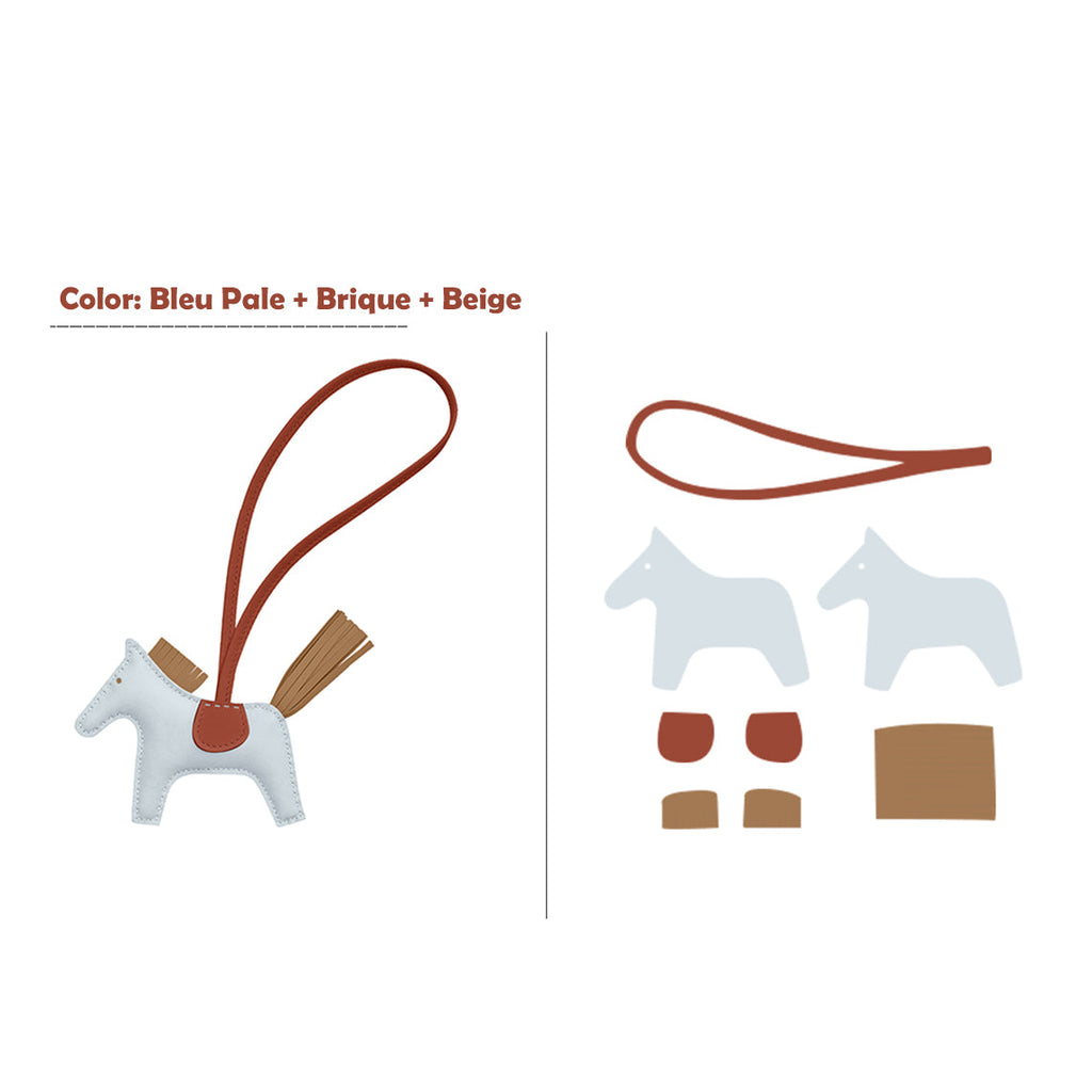 Wirkin® Sheep Leather Color Horse Purse Charm DIY Kit