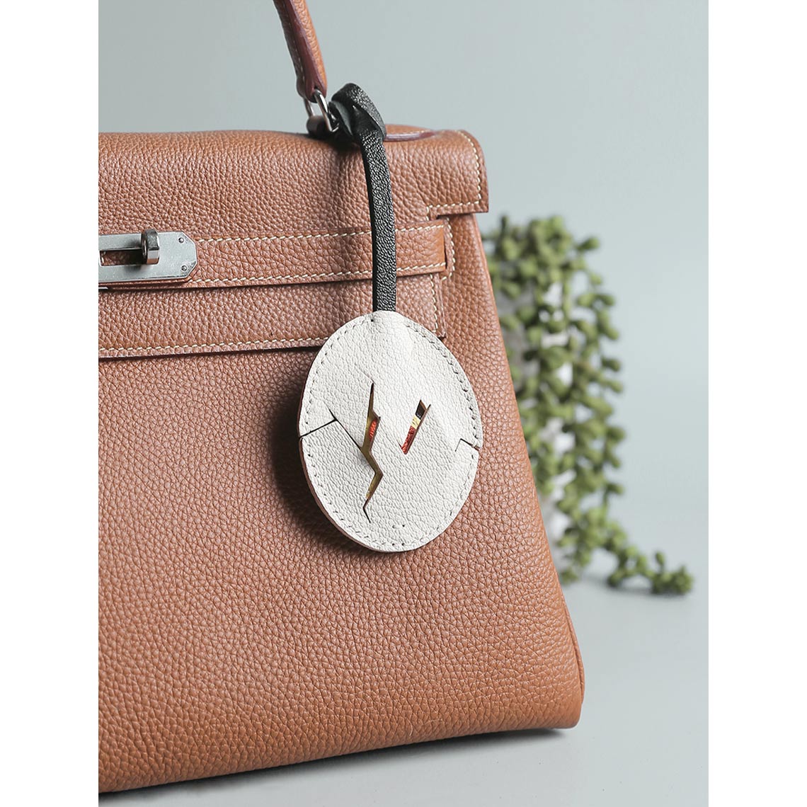 Hatched Chick Leather Charm | Cute Design Leather Keychain Charm - Wirkin®