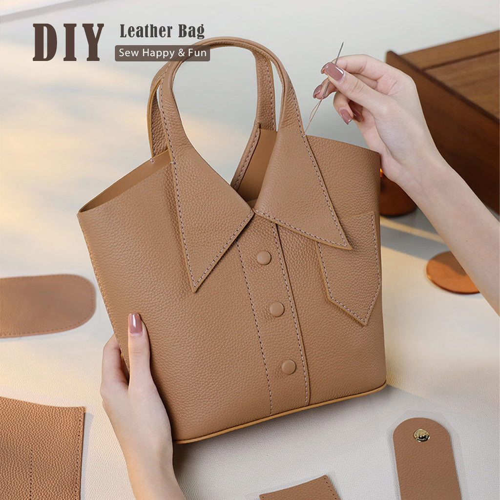 DIY Handbag Kit | Easy Leather Bag Sewing Project for Beginners - Wirkin®