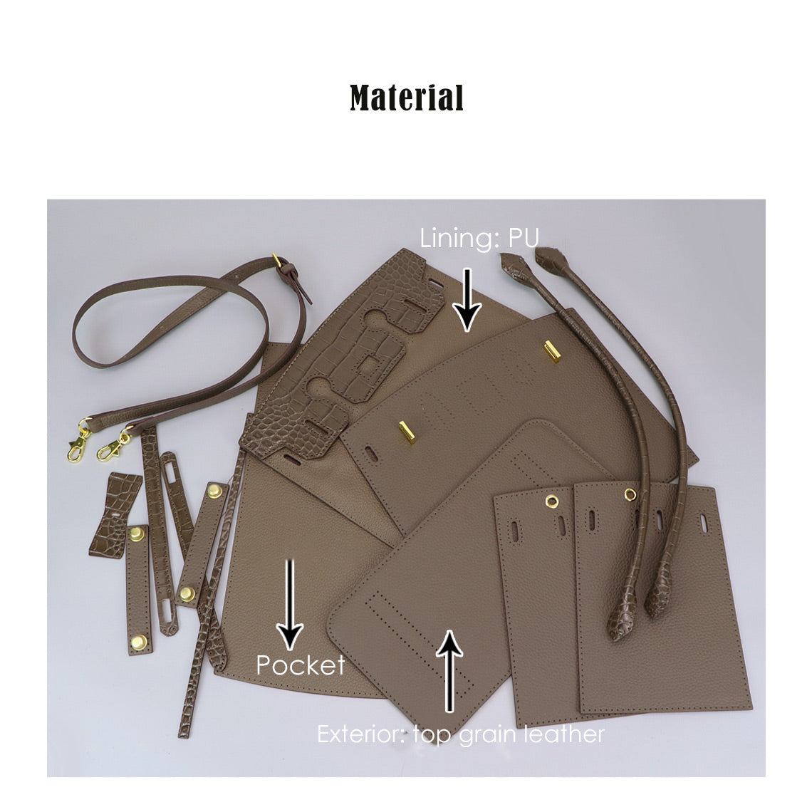 Leather Bag Patterns | Semi-finished Leather Bag Making Kits - Wirkin®